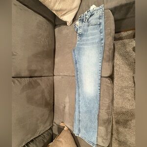 Good American Light Blue Straight Leg Jeans
